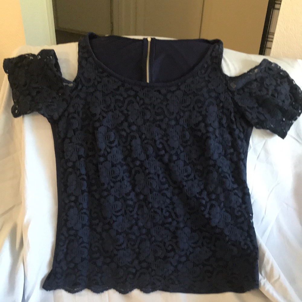 Off the shoulder lace top